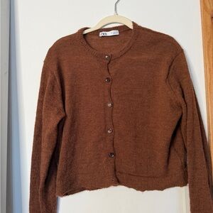 Zara Brown Women's Cardigan